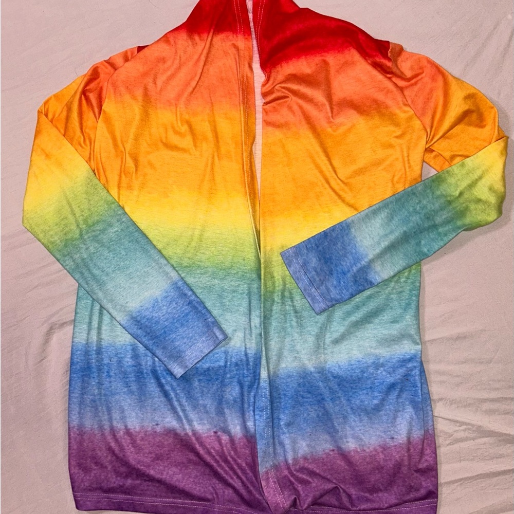 Lightweight rainbow cover up
